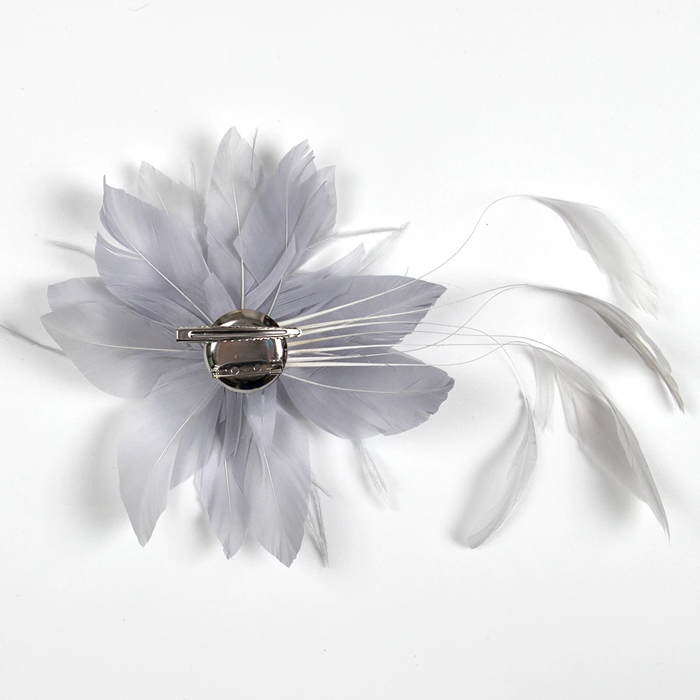 Veren Clip Broche Pin Handgemaakte Veren Bloem Broche Voor Banketviering Gunst Bloem Corsage & Broche Voor Huwelijksfeest