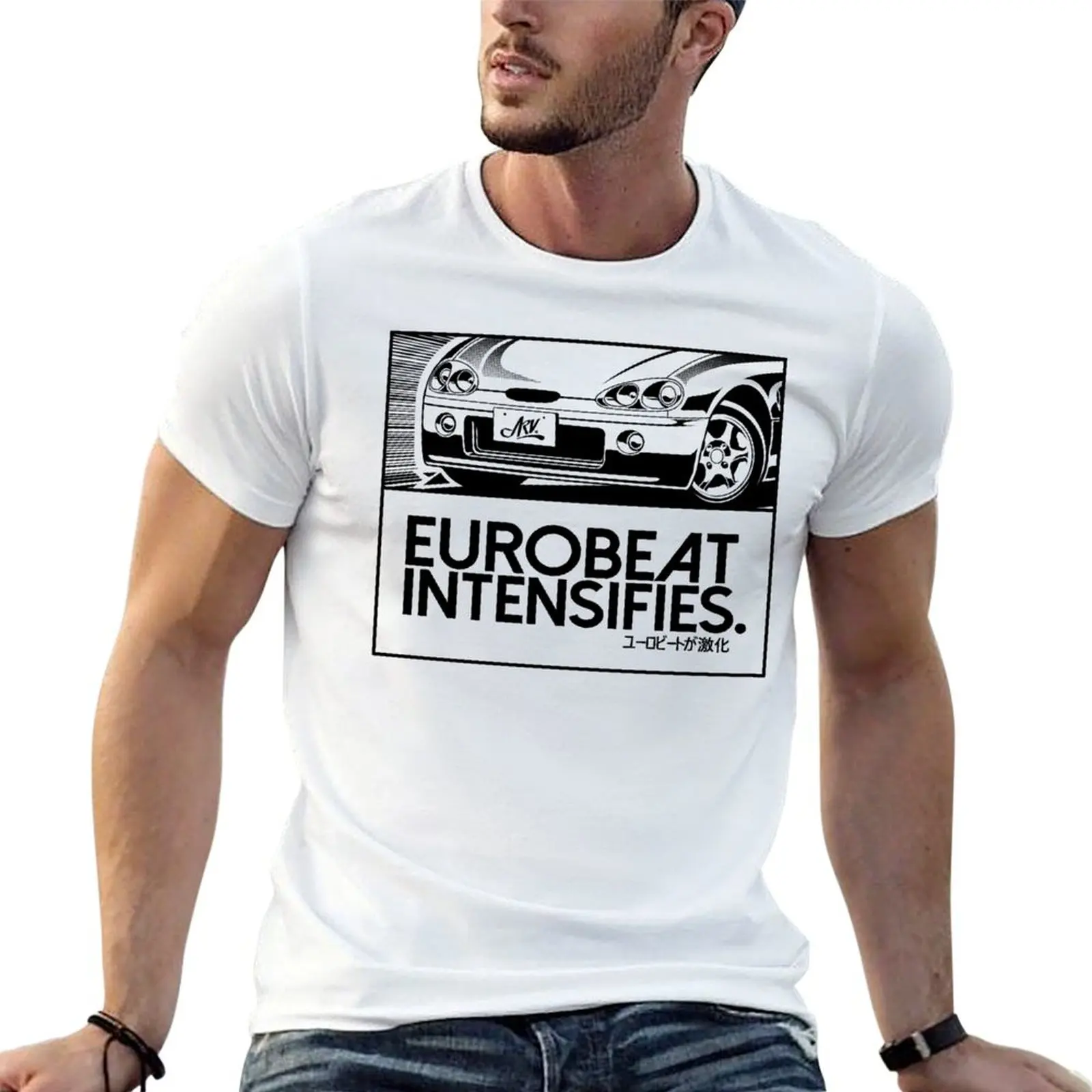 

EUROBEAT INTENSIFIES - Cappuccino EA11R / EA21R T-Shirt man t shirts for men t shirt custom print T-Shirt