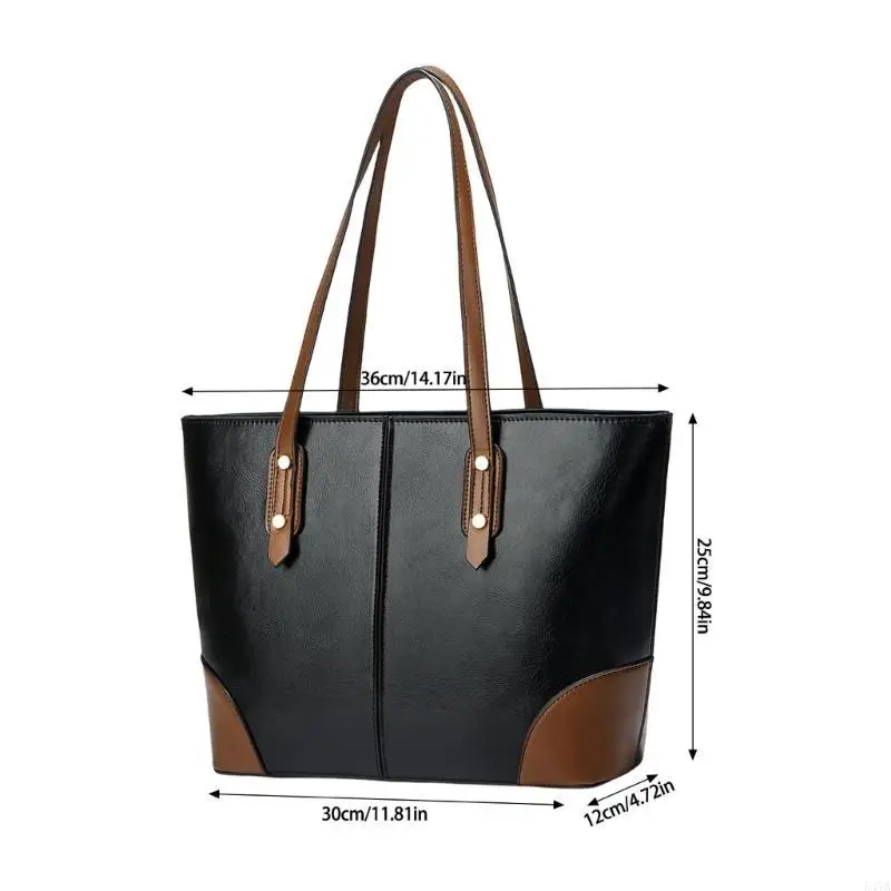 

Fashionable Women's Shoulder Bag PU Top Handle Purse for Work and Leisure 547A