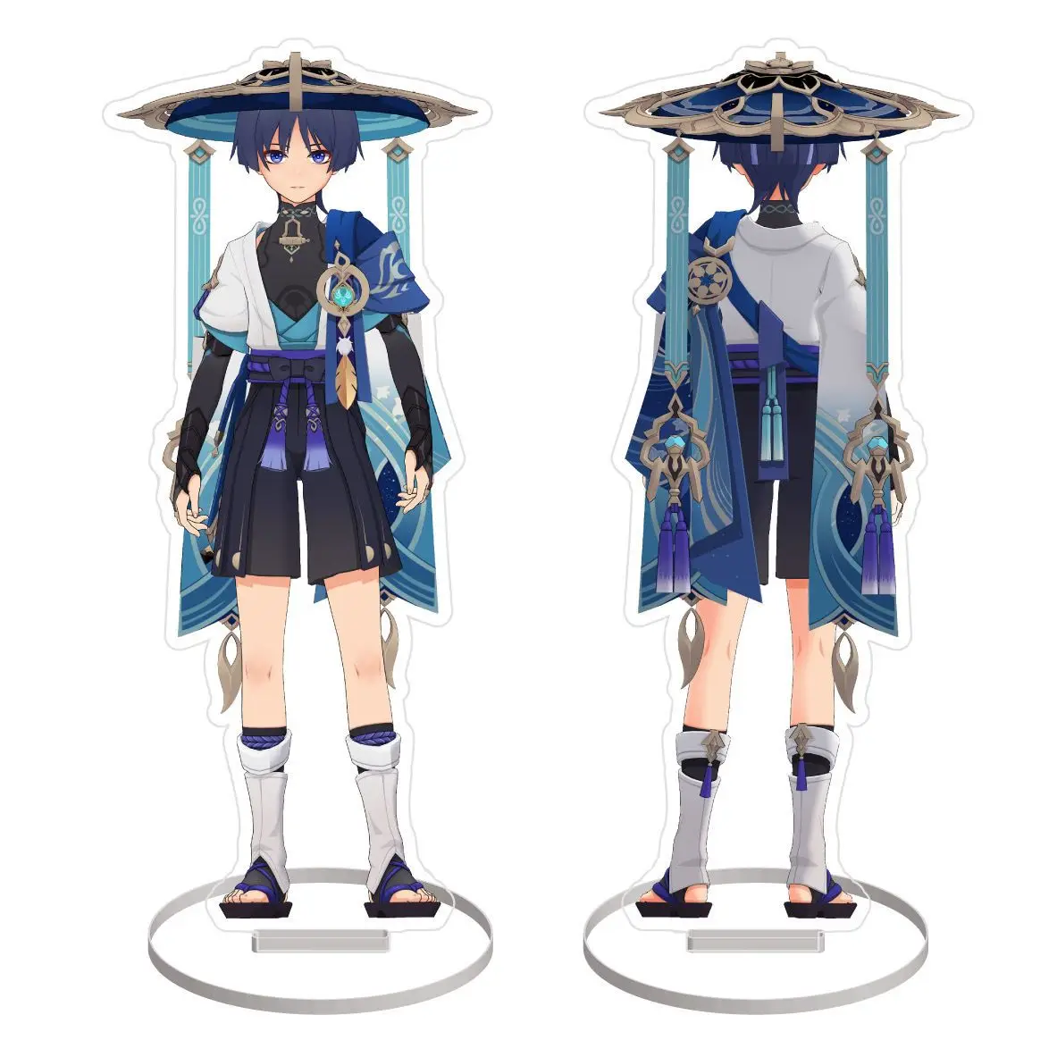 Genshin Impact Anime Acrylic Stand Model Plate Desk Decor Standing Sign