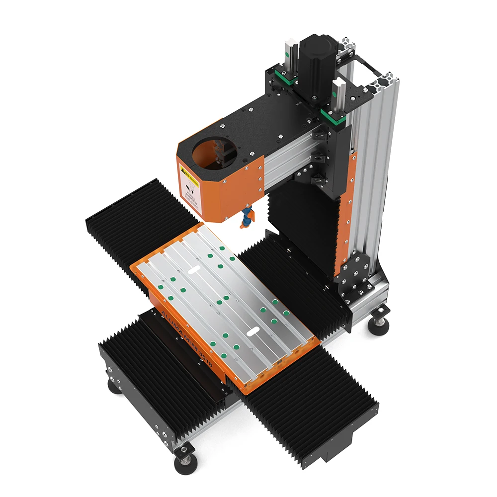 ALUMA MILL 3518 Metal CNC Milling Machine DDCS V4.1 Controller 2.2KW Spindle Ball Screw Linear Guide Aluminum Router