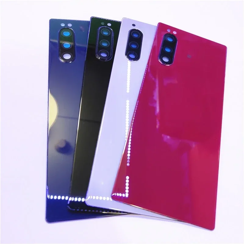 

For Sony Xperia 5 X5 J8210 J8270 J9210 Glass backshell Cover Rear Door Panel Housing Case Repair Replace Parts