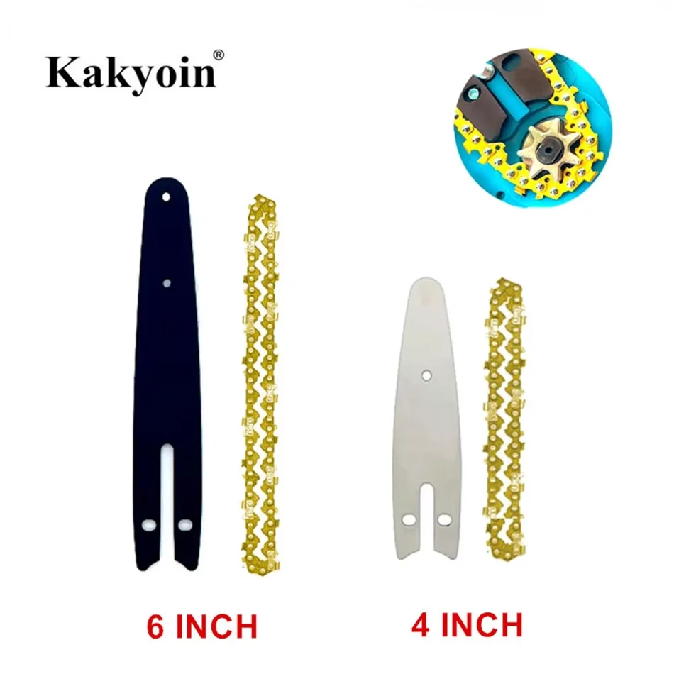 4 6 Inch Chains Guide For 4/6 Inch Mini Chainsaw Electric Saw Guide Plate Accessories