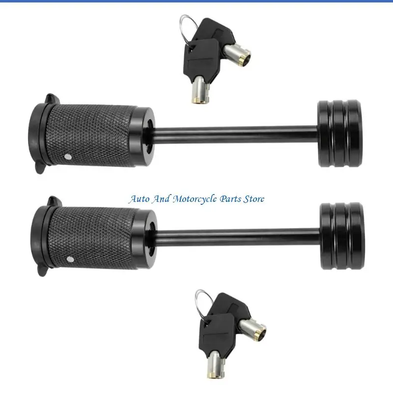 P9FD Metal Construction Trailer Coupler Security Lock Designed For Towing And Outdoor Camping Provide Security