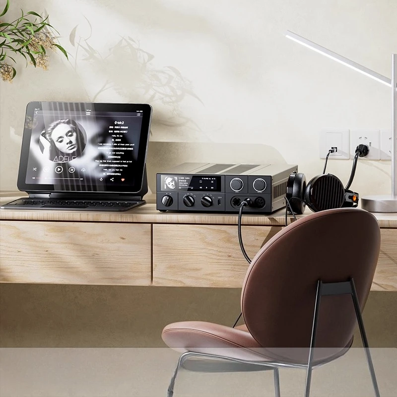FiiO K15 سطح المكتب DAC AMP مضخم ضوت سماعات الأذن كامل MQA PEQ مرحبا الدقة الصوت المزدوج AK4497S رقائق DSD512 PCM768 بلوتوث LDAC