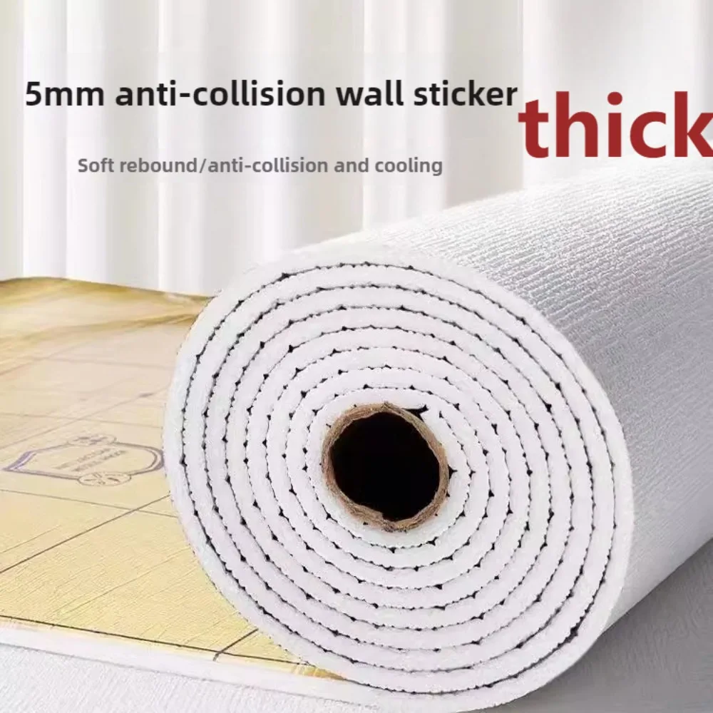 50cmx5m Self-Adhesive Thermal Wall Panels - Thick SXP Foam Insulation for Bed Walls, Cold Protection - Moisture-Resistant - Home view 3