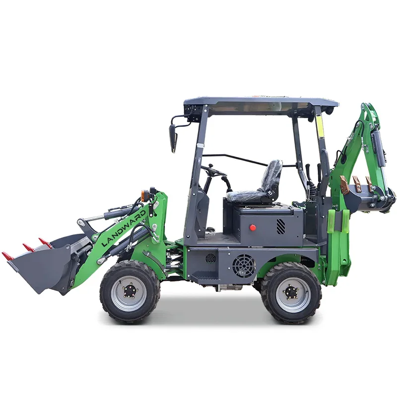 

Factory For Sale New Energy 4×4 Wheeled Loader CE Electric Backhoe Loader Customized Agricultural Small Backhoe Loader Hot Sell