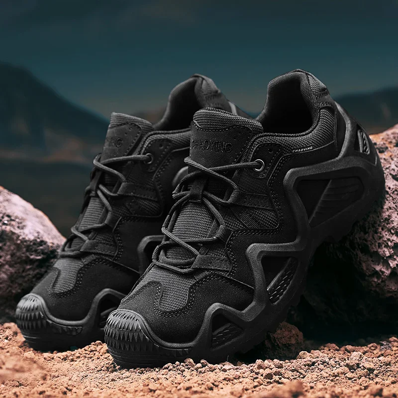 

Bota Texana Masculino Comfortable Outdoor Shoes for Men's Mountaineering and Hiking Breathable Anti Slip Durable Men's Shoes