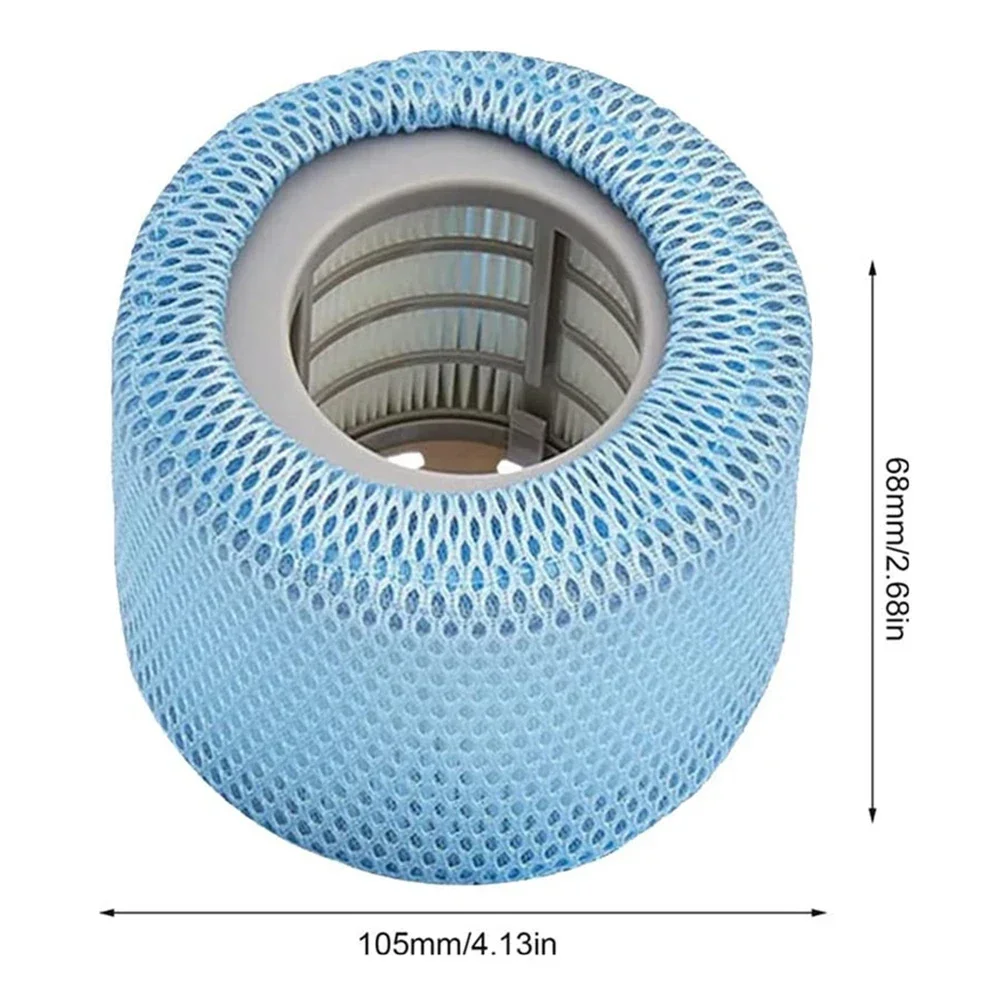 Pool Filter Mesh Schwimmbad Filter Schwimmbad Zubehör Spa Whirlpools Filter 1 Stück blau Filter Mesh Abdeckung