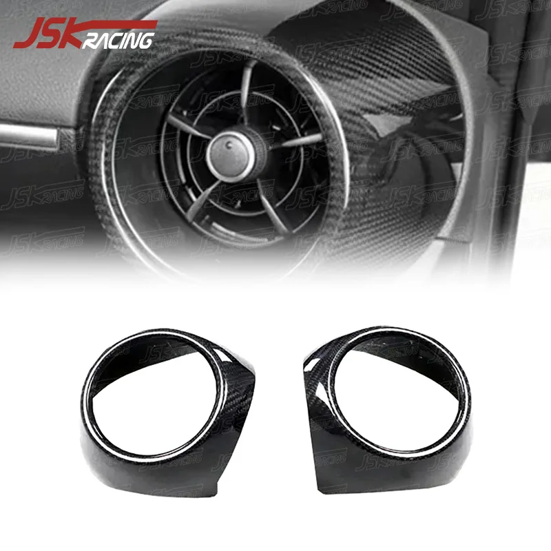 Dry Carbon Fiber Interior Trim Air Con Surround Vents Trim for for 2021-2023 Subaru BRZ ZD8