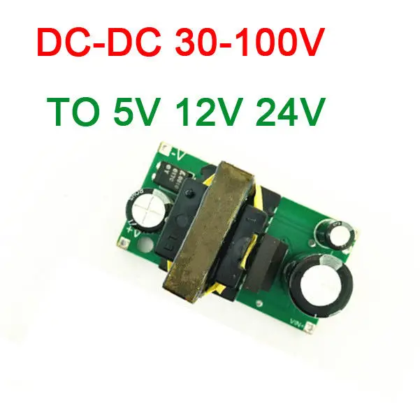 DC-DC Buck Converter DC 24V-100V 36V 48V 64V 72V 84V 96V to 5V 12V / 24V 2A Voltage regulated Power Supply Module