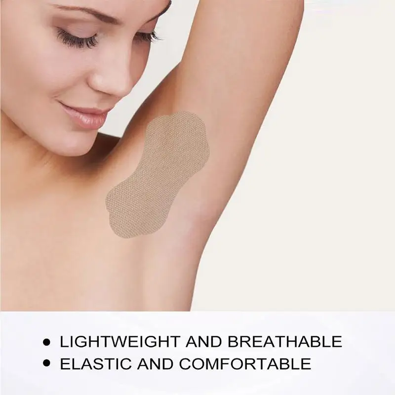 Under Arm Sweat Pads Women Non Visible 12 PCS Sweat-Absorbing Patch Thin Portable Underarm Sweat Patches Armpit Protection Dress