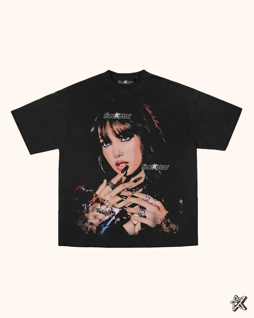 

Lisa Alter Ego Short-sleeved Printed T-shirt, Round-neck Fashionable European and American T-shirt for Women