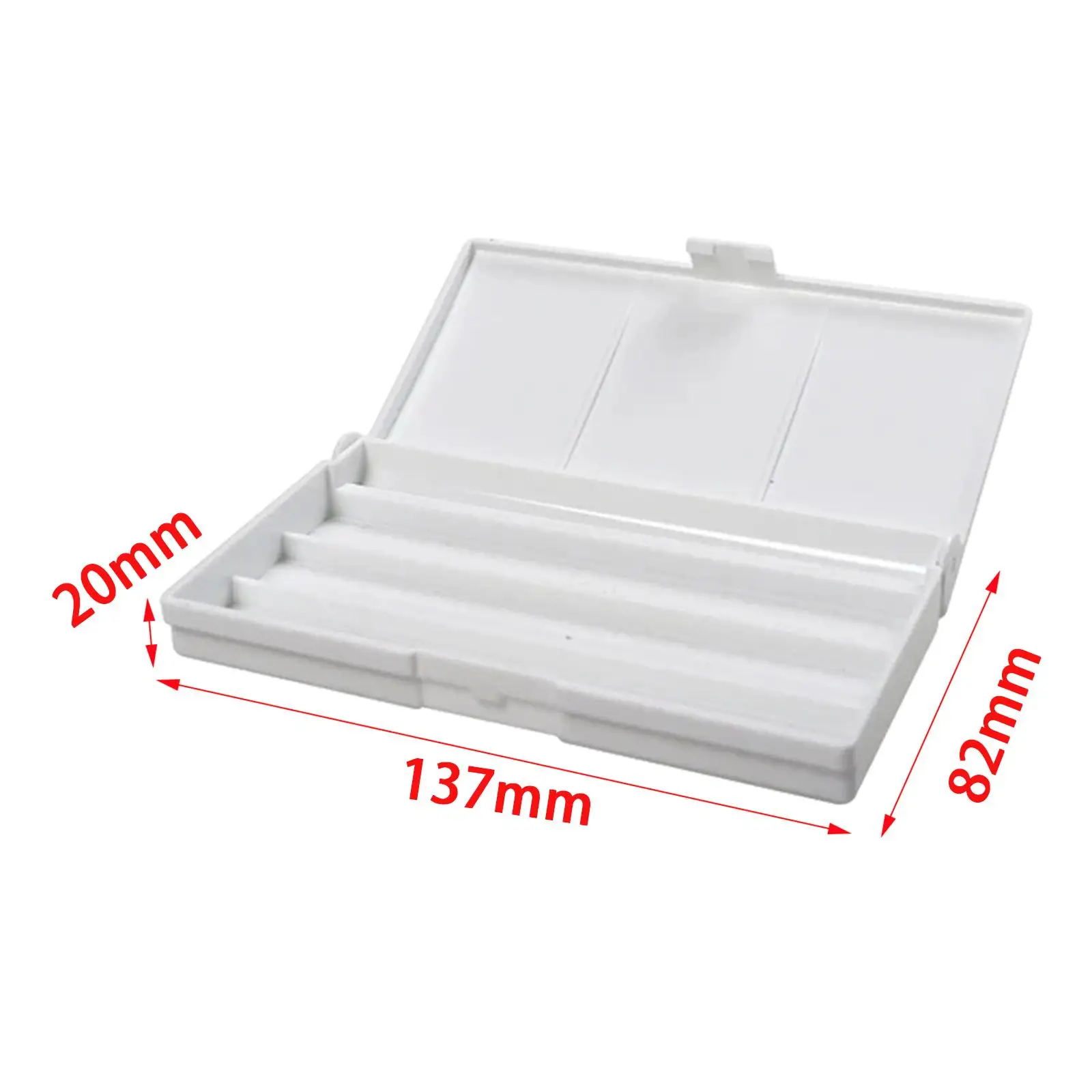 Draagbaar aquarelpalet leeg met deksel lekvrij verfbakje kunstmengbenodigdheden grote capaciteit voor kinderen kunstenaars studenten