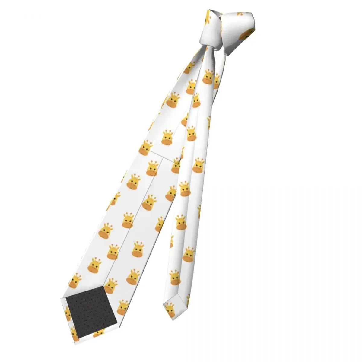 Smiling Giraffe Cartoon Zoo Necktie Men Women Skinny Polyester 8 cm Classic Neck Tie Daily Gravatas Wedding Accessories Business