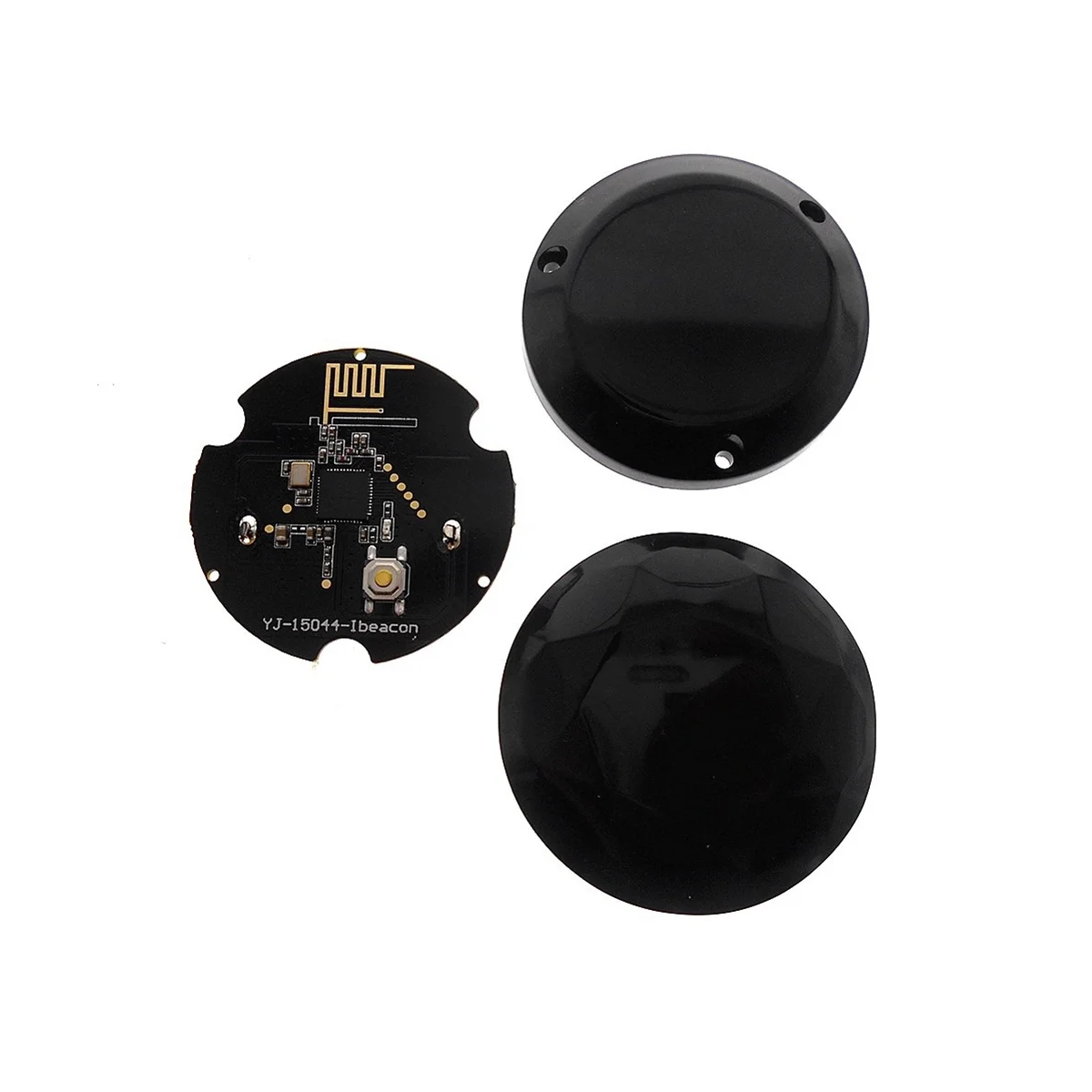 1 buah Locator Bluetooth Beacon Tag Eddystone Ibeacon Ble4.2 Module Locator Beacon, HITAM