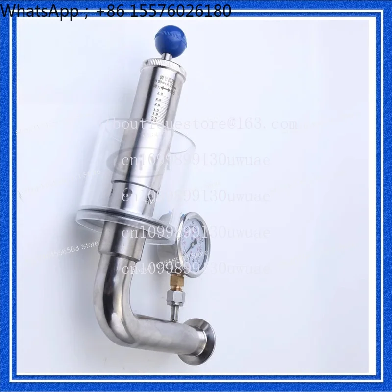 

304 Stainless Steel Beer Fermentation Tank with Exhaust Valve Pressure Gauge And Pressure Relief Valve for Brewing Equipment