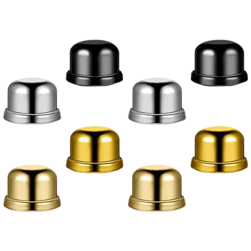 

8Pcs Chic Light Knobs Metal Lamp Finials Easy Install for Various Interior Styles Lamp Making Supplies Vintage Bulb Holder