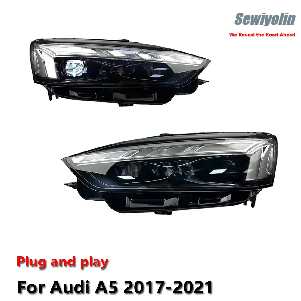 

Светодиодные задние фонари для Audi A5 2017-2021: ДХО, стоп-сигнал, указатель поворота, установка Plug and Play