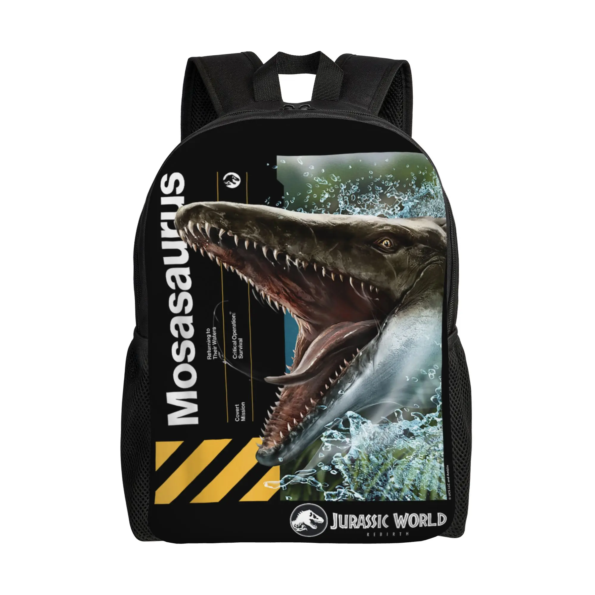 

Рюкзак Jurassic Rebirth Mosasaurus World для мужчин и женщин, модный студенческий рабочий рюкзак, сумка для ноутбука, легкая сумка через плечо