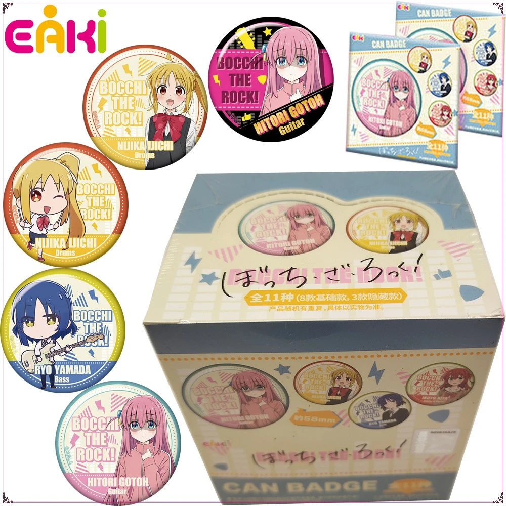 

New Genuine Eaki Bocchi The Rock！Anime Characters Collection Badge Handsome Exquisite Peripherals Brooches Bag Accessories Gifts