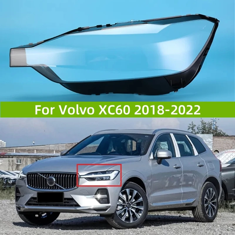 

For Volvo XC60 2018 2019 2020 2021 2022 Car Accessory Headlight Cover Replace The Original Lampshade
