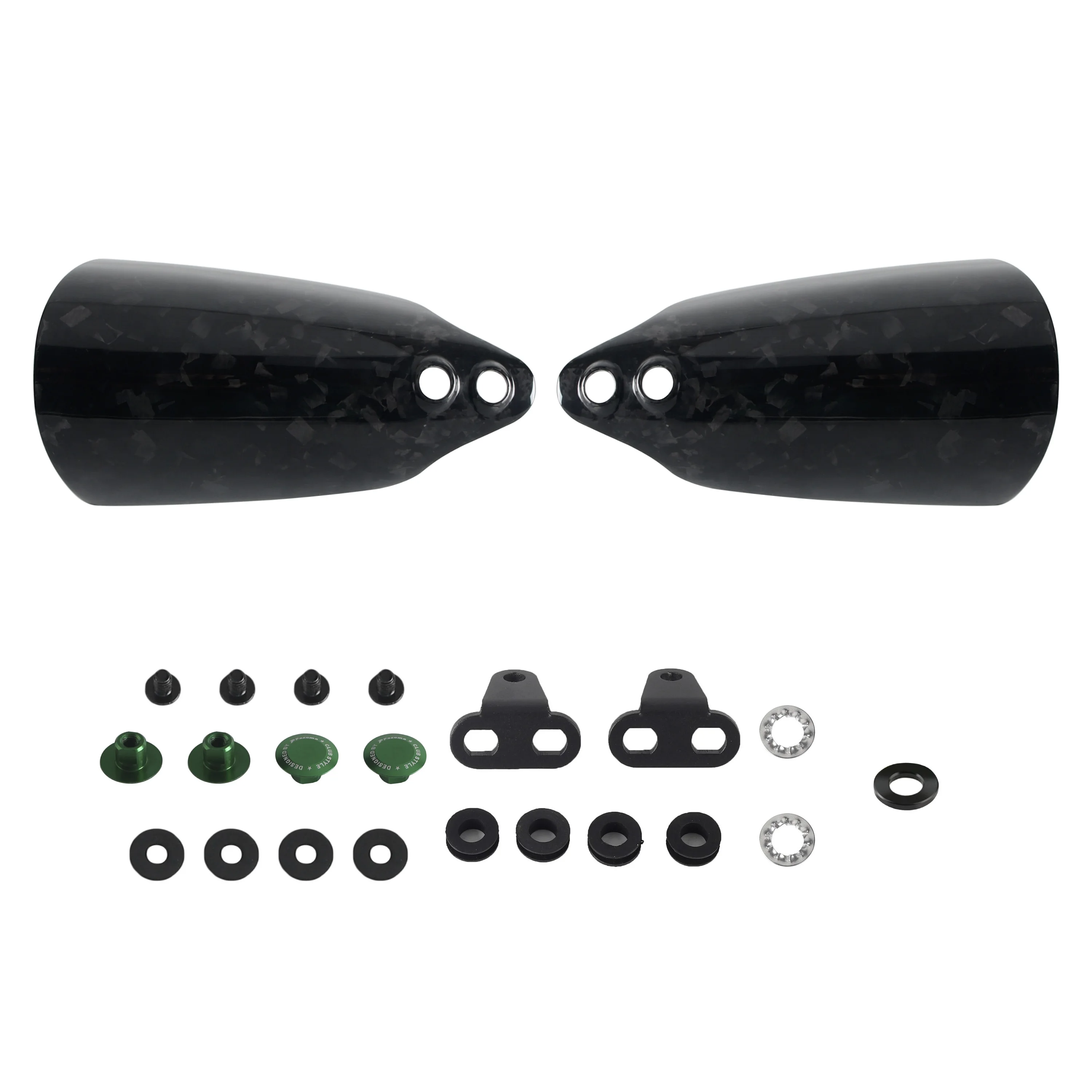 

Lightweight & Sleek Design Motorcycle Carbon Fiber Hand Guards for Harley Sportster 883-1200 2004-2022