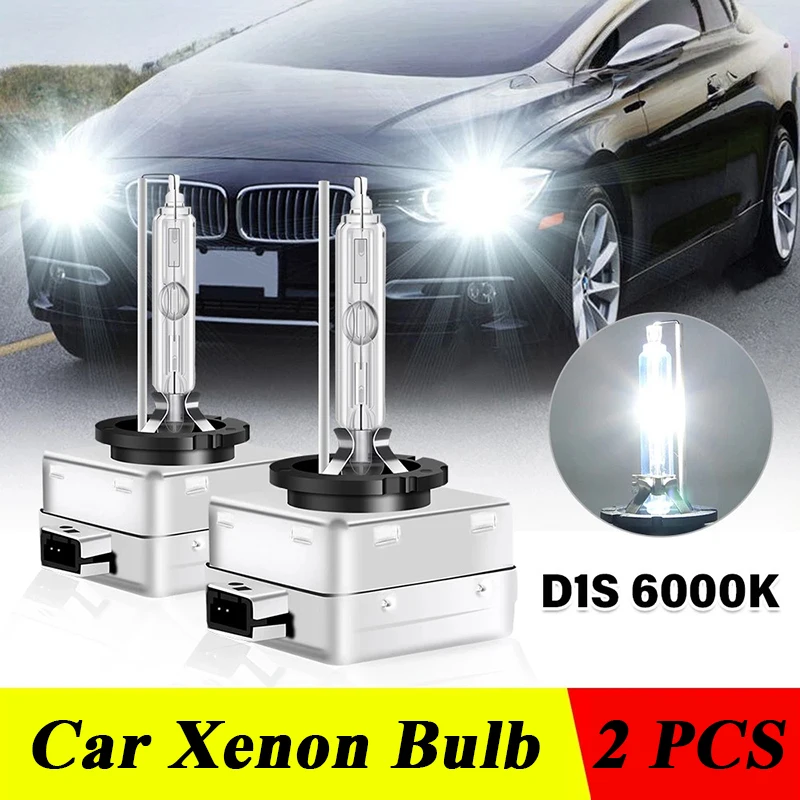 

2PCS SUKIOTO 66140 D1S 35W Xenon Headlight HID Bulb D1R Super Bright High Low Beam 66340 D3S Xenon Headlight Replacement Bulb