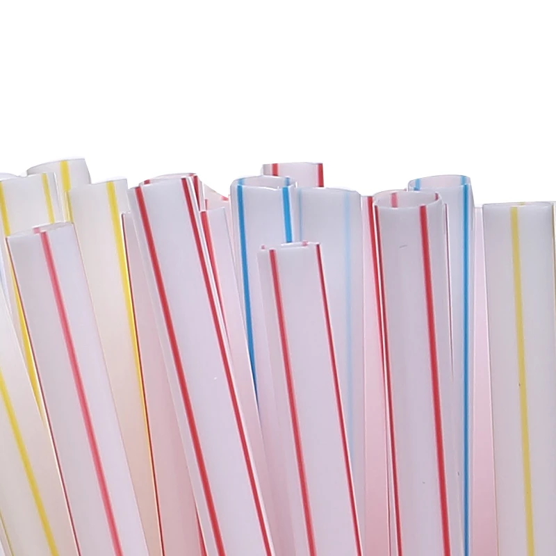 50-1000Pcs Multicolor Colorful Straws for Wedding Party Supplies Beverage Kitchen Straw Cocktail Drinking Straws