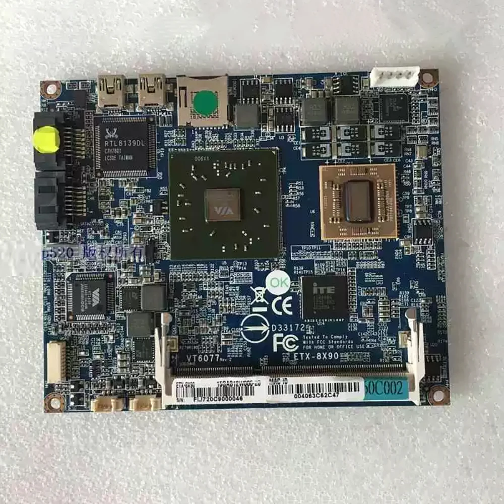 Modułowa płyta główna sterująca NanoX2 VT6077 ETX-8X90