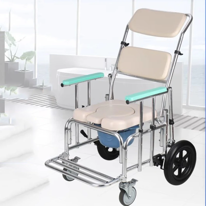 

Shower Massage Bathroom Chair Wheels Storage Medical Elderly Stool Portable Space Saving Designer Cadeira Postmodern Furniture