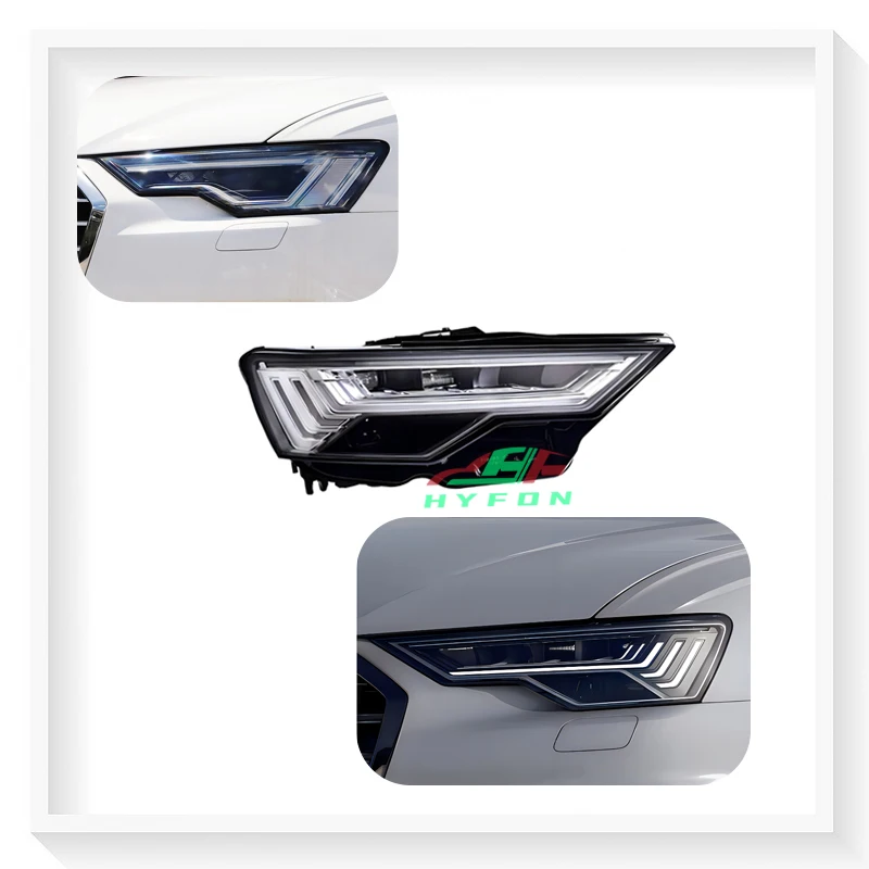 

BR For A6 S6 C8 2019-2023 Upgrade 2024 Style Matrix Full LED Headlight LED Streamlight Dynamic Turn Signal Plug and Play
