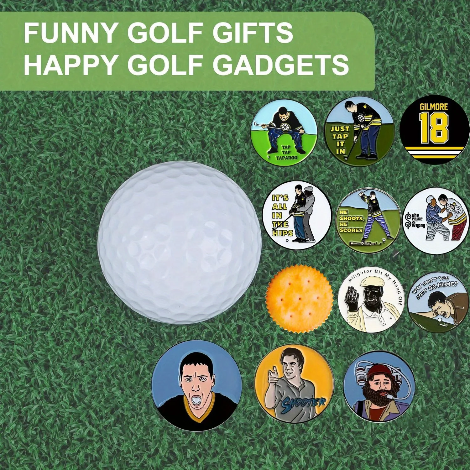 Thumbnail 3 - #10 New Golf Ball Markers Arrivals