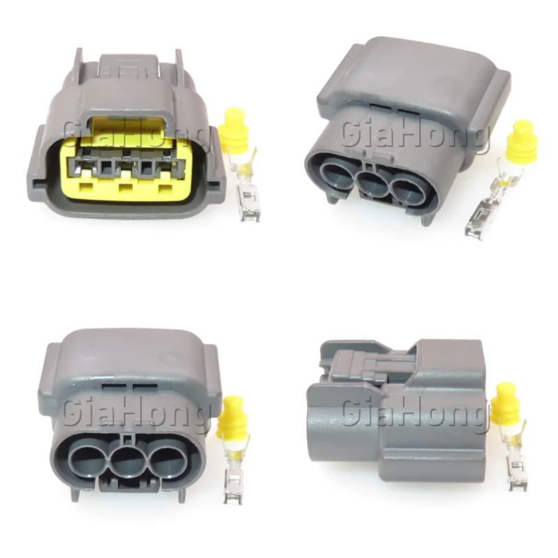 1 Set 3 Ways Parts 6098-0141 AC Assembly Automobile Ignition Coil Electric Wire Waterproof Socket For Nissan Sealed Connector