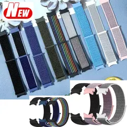 No Gaps Band For Samsung Galaxy Watch 7/FE/6/4/classic/5 pro 44mm 40mm sport Nylon loop bracelet Galaxy Watch7 Strap Accessories