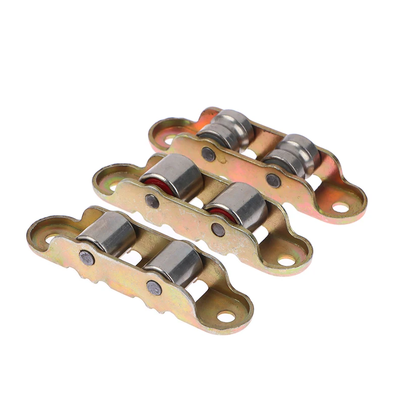 「80Type Flat/Groove Double Wheel Metal Slide Doors Window Pulley Support Bottom Sliding Roller Track Hardware Accessories」