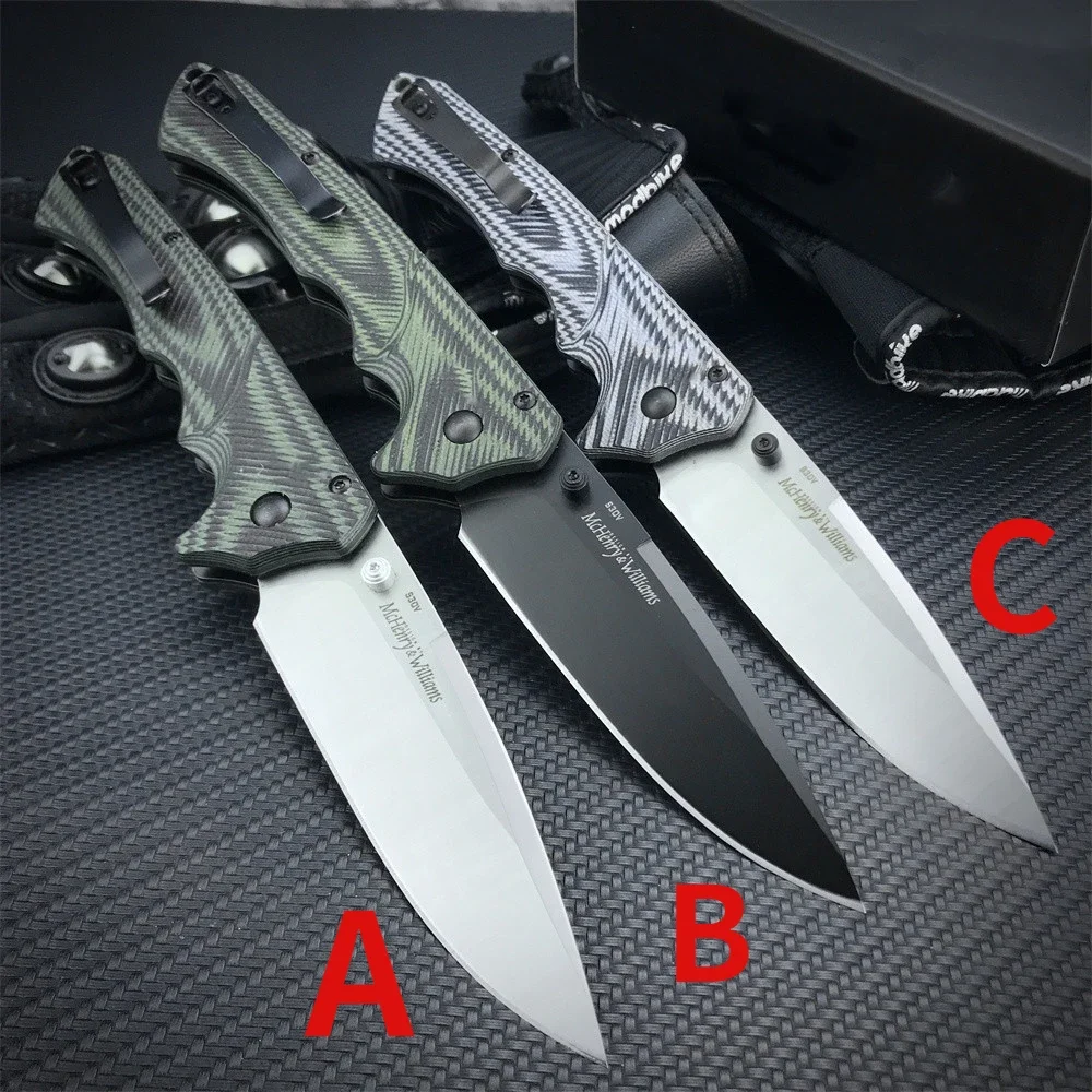 Tactical Rukus Assisted Folding Sharp Knife S30V Plain Blade G10 Handles Outdoor Survival EDC Knives Camping Hunting Pocket Tool