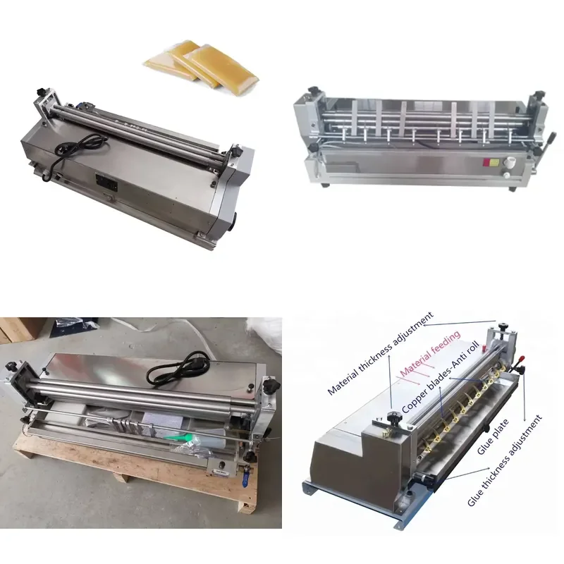 Automatic Folder Gluing Machine for Double100 Paper Gluing and Folding