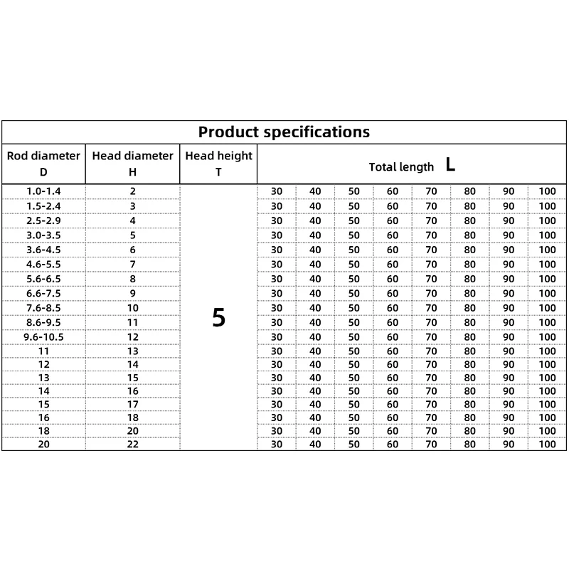 Aguja de perforación tipo T, material de SKH-51, se puede perforar, varilla de perforación de acero inoxidable, diámetro de 3,5mm, longitud total de 40mm, 50mm, 60mm