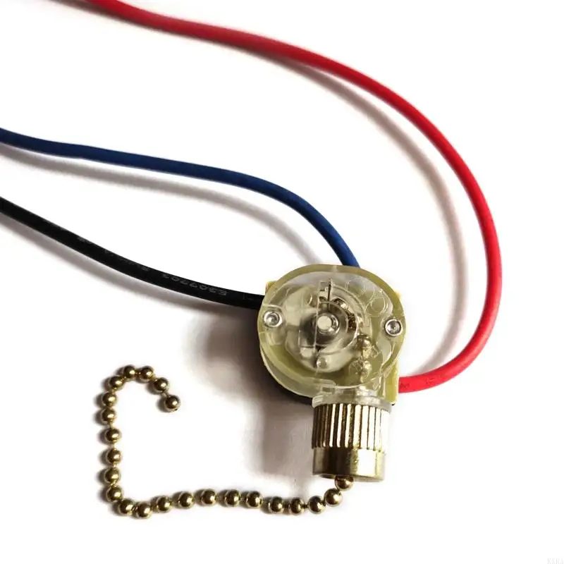 KXRA 3-Wire أضواء الجدار سحب التحكم التبديل استبدال مروحة السقف العالمية على الخروج التبديل الكهربائي مع سحب الحبال