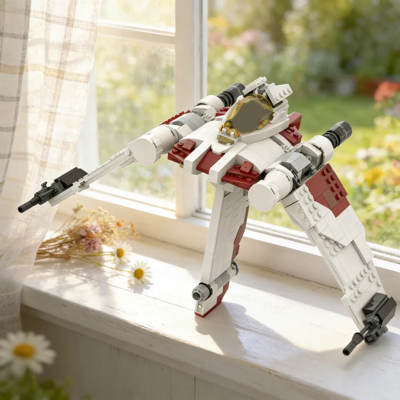 

623 детали MOC Star Battle V: Обновленная модель конструктора, развивающая игрушка, идея для креативных рождественских подарков, обучающие кубики