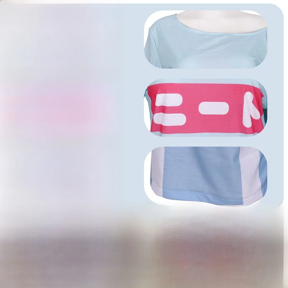 طقم أزياء تنكرية بأكمام قصيرة لشخصيات الأنمي للهالوين والمعارض الكوميدية من تصميم يوزاوا ماساهيرو