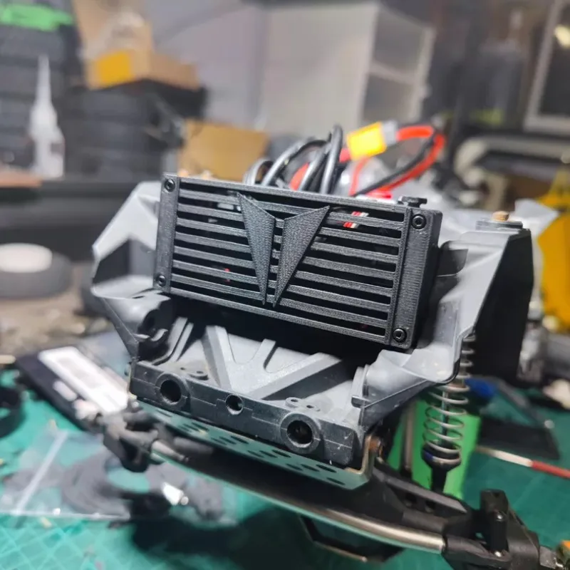 VP VS4-10 Front Active Cooling Grille Direct Fit ABSpro for Phoenix/ORIGIN 1/10 RC Crawler Upgrade Accessories