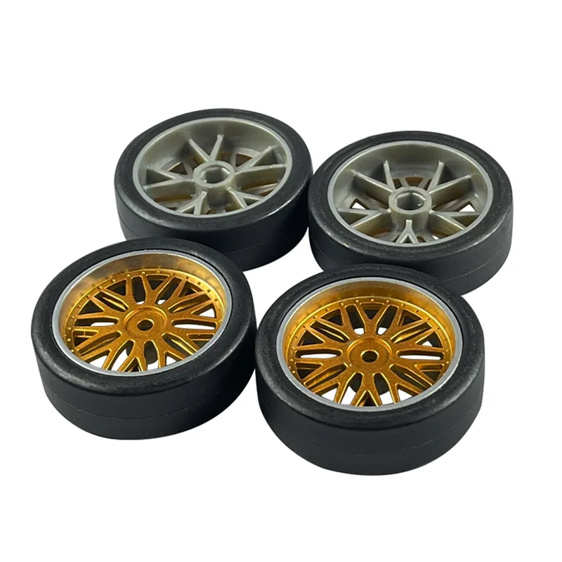 

4 шт., 32 мм, RC Drift Tire, колеса для LDRC AE86 1/18, детали для обновления радиоуправляемого автомобиля, аксессуары_A66M