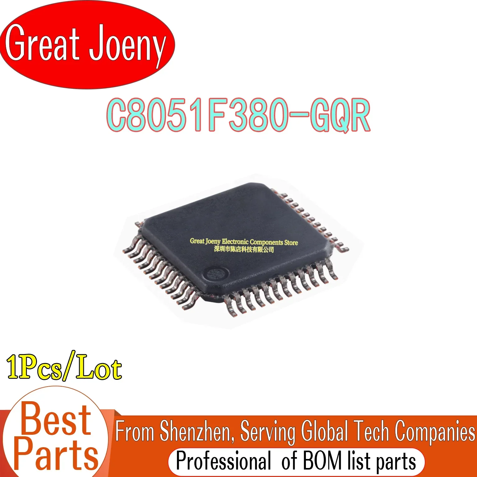 

100% New Original C8051F380 C8051F380-GQR IC MCU Chipset TQFP-48 Bulk Best Price Plastic Casing