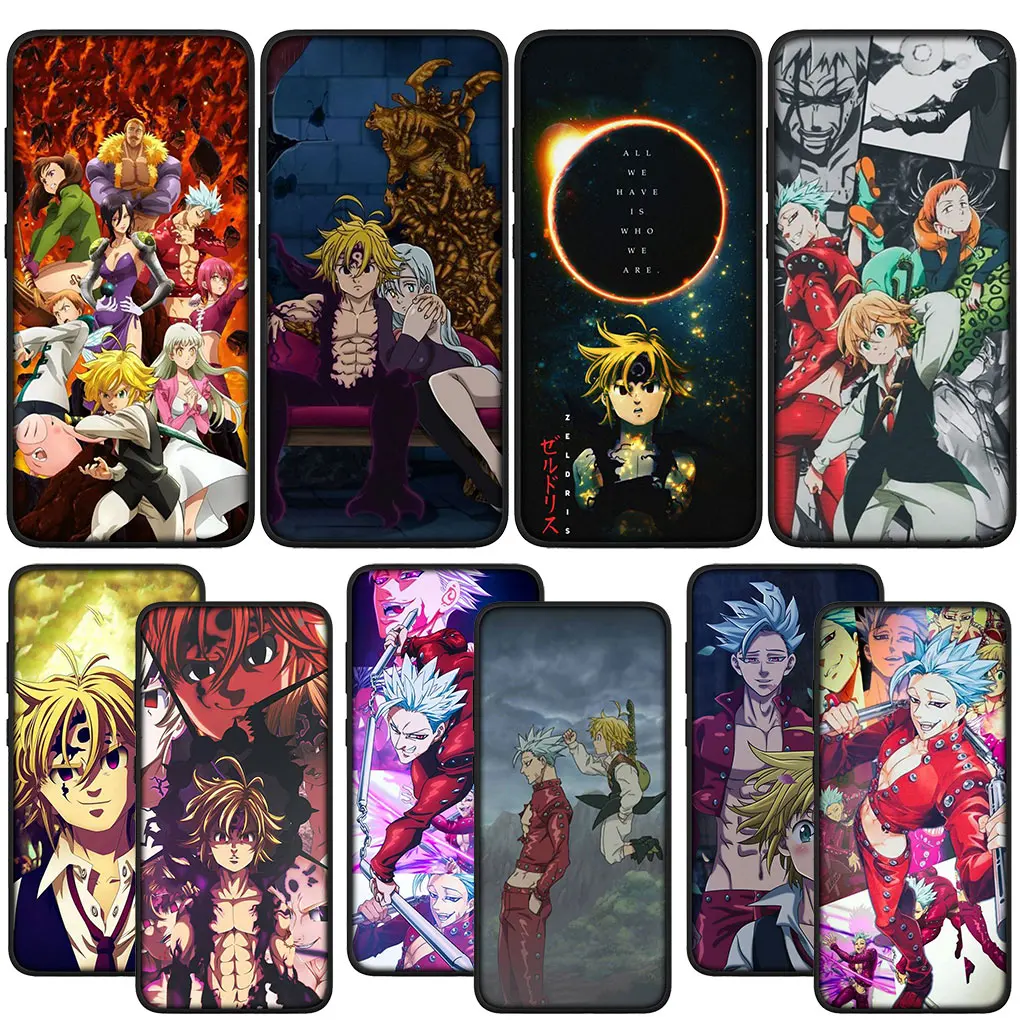 The Seven Deadly Sins Cover Phone Casing for Xiaomi Redmi Note 12 11 10 9 Pro 9S 10S 11S 9A 9C NFC 9T 10A 10C 12C Soft Case