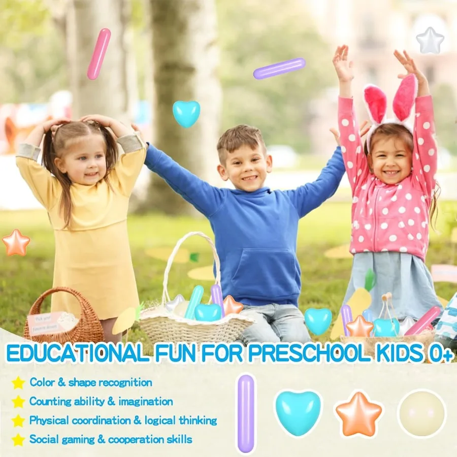 150 boules pour fosses à balles, piscine pour bébés, tout-petits, sans phtalate, anti-écrasement, jouets en plastique, jouets d'eau pour avec Stora