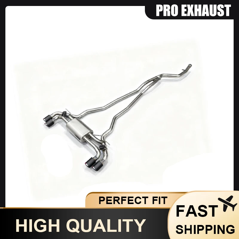 

PRO Valved Catback Exhaust System for BMW 540/540i G30 G38 3.0T B58 2018-2024 Exhaust Pipe Muffler with Remote Control M Tips