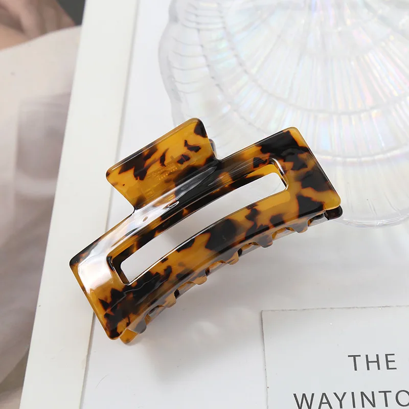 Korean Acetate Plate Retro Tortoiseshell Ladies Hair Accessories Medium Simple All-match Claw Hair Clip