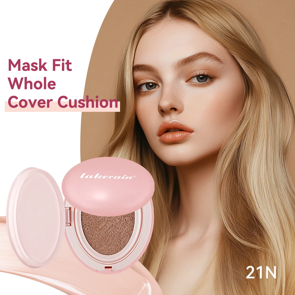 Cushion Foundation Hydrating 24H Long Lasting Moisturizer Natural Light Coverage Radiant Skin Finish Daily Portable Face Makeup